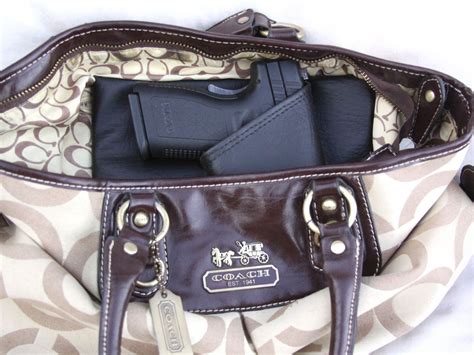 gun purses with holster inside.